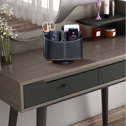 360° Rotatable Remote Control Holder,Tv Remote Caddy for Nightstand Table